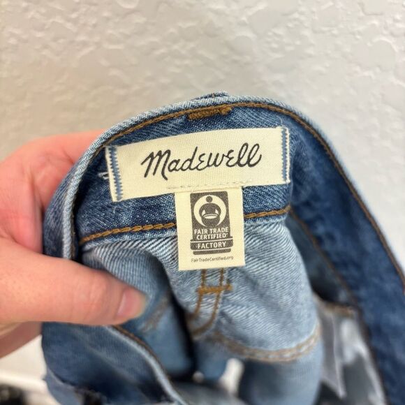 Madewell Rigid Denim A-Line Mini Skirt Size 29 - Picture 4 of 6